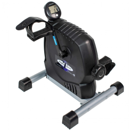 ER Mini Bicicleta Ergométrica Ideal Para Idosos e Treino de Braço, Perna com Painel Digital, MAGNETRAINER, Preto