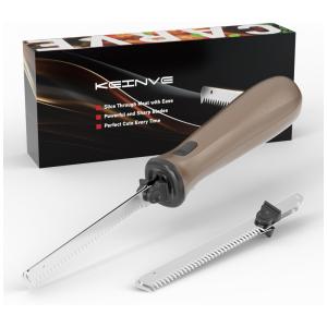 Conjunto de Facas Elétricas com Lâminas de Aço Inoxidável para Cortar Carnes, Aves e Artesanato em Espuma,KEINVE