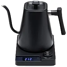 Chaleira Elétrica 1L com Desligamento Automático, Aço Inox e Proteção contra Fervura, 1200W, 110v, UNBREAKABLE, Preto