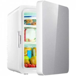 Mini Fridge,Refrigerator Compact Refrigerator 10 Liter Portable Thermoelectric Cooler And Warmer for Home, Food,Office,Car and Travel 110v