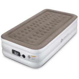 Colchão Cama Inflável de Ar com Bomba de Ar Embutida Altura de 45,72cm Com Bolsa de Transporte