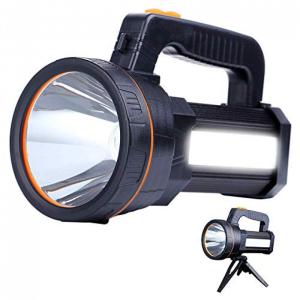 Lanterna LED Eornmor Handheld 6000 Lúmens Porta USB 5 Modos de Luz à Prova DÁgua Preta