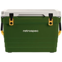 Cooler Térmico Portátil 45 Litros com Alça, Retrospec, Azul e Branco