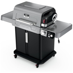 Ninja FlexFlame Master: Churrasqueira e Defumador Elétrico e a Gás, Assador, Grelhador, Forno de Pizza, Sistema de Cozimento 5 em 1