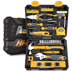 Hi Spec Kit de Ferramentas c, Maleta de Transporte, 57 Peças, Amarela