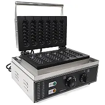 Máquina de Hot Dog Profissional Antiaderente até 6un Por Vez em Aço Inoxidável, 110V 1500W, ONENUSYON, Prata