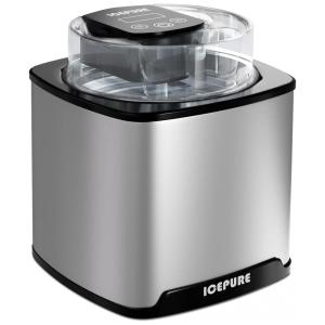 Máquina de Sorvete em Aço Inoxidável Capacidade 2L, 110V, ICEPURE, Prata