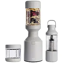 Liquidificador Pessoal Portátil 1L para Vitaminas com Infusão de Água, 1000W, Beast, Cinza