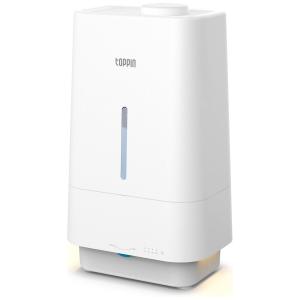 Umidificador Ultrassônico Portátil 4.5L, com Desligamento Automático, Luz de LED, TOPPIN, Branco
