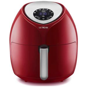 Fritadeira Elétrica AirFryer 8,5L com Painel Digital e 7 Configurações, 110V 1700W, Ultrean, Vermelha