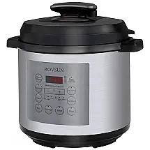 Panela de Pressão Eletrica 6.6L, Multifuncional 13 em 1, com, BONNLO, Prateado
