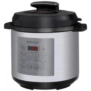 Panela de Pressão Eletrica 6.6L, Multifuncional 13 em 1, com, BONNLO, Prateado