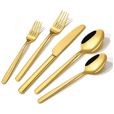 Conjunto de Talheres KINGSTONE Gold,