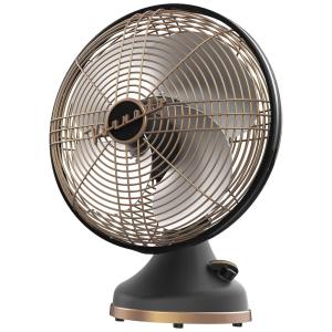 Ventilador Vintage com 3 Velocidades, 110V, VORNADO FA1 0061 102, Preto