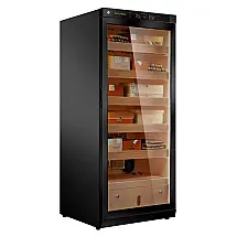 Humidor Elétrico RACHING C230A Madeira Cerejeira 1200 Charutos Controle Digital 240V