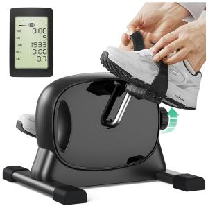 Bicicleta Ergométrica com Suporte para Tablet e Banco Ajustável e Confortável, CYCLACE L 003B, Preto