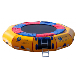 Plataforma Inflável até 5 Pessoas para Piscinas e Lagos, ISLAND HOPPER 15 PVCTUBE, Amarelo