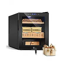 Humidor Elétrico RLPI Preto 50L Termostático Digital com Controle Temperatura e Umidade 115V