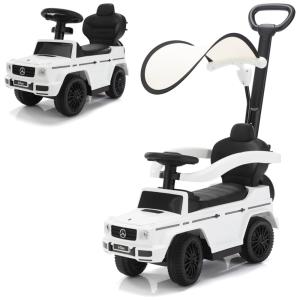 Carrinho de Passeio Infantil 3 em 1 com Alça Removível, Porta Copos e Música de Buzina para Crianças de 1 a 3 Anos, TOBBI, Azul