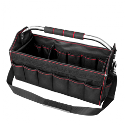 Bolsa de Ferramentas Organizadora com 27 Compartimentos, HAUTMEC HT0020 TB, Preto