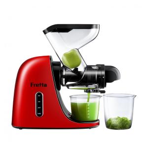 Centrifuga de Frutas com Calha de Alimentação de 7 cm de Largura, 2 Velocidades, Sem BPA, 110V 200W, Fretta, Vermelha