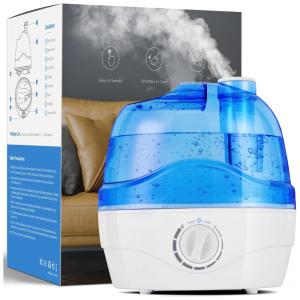 Umidificador Portátil SIVION 2,2L até 24H, Silencioso e Giratório em 360 , Branco