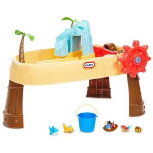 Mesa Divertida Ilha de Água com Elementos Interativos para Crianças de 2 a 6 Anos, LITTLE TIKES 651359M, Laranja