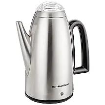 Cafeteira Elétrica Programável Brands 40614 Aço Inoxidável 12 xícaras Antigotejamento, HAMILTON BEACH 40614R, Prateado