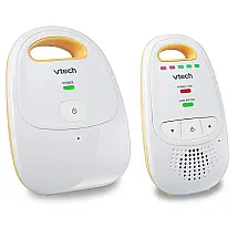 Monitor de Áudio para Bebês com Bateria Recarregável e Som Cristalino de Longo Alcance, 110V, VTech, Amarelo e Branco