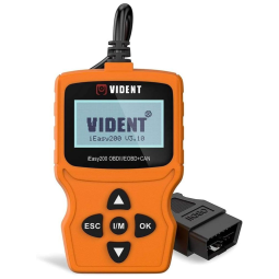 Vident iEasy200 Scanner Automotivo Profissional com Diagnóstico OBDII, EOBD,12V, Laranja