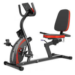 Bicicleta Ergométrica com 16 Velocidades e Assento Ajustável, VANSWE RB661, Preto