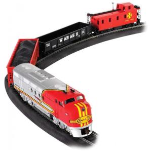 Santa Fe Conjunto de Trem Trenzinho Elétrico Escala 187, BACHMANN TRAINS 647, Vermelho