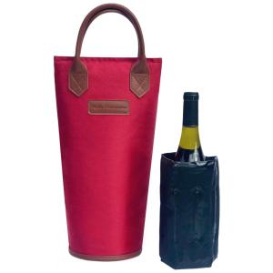 Bolsa Térmica Para Transporte de Vinhos Noble Provisions até 1 Garrafa, Vermelho