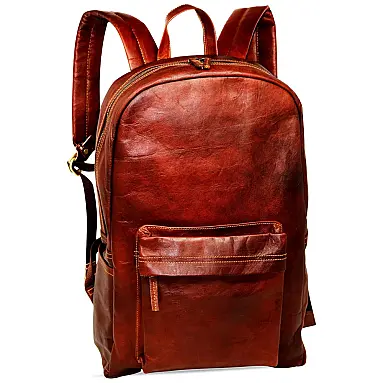Mochila Vintage de Couro para