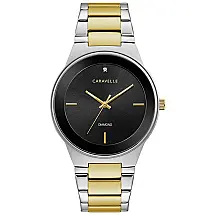 Relógio Masculino Analógico Quartzo de Aço Inoxidável, CARAVELLE 45D107, Prateado