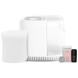 Umidificador de Cabeceira 2,5L Ajuda a Aliviar Sintomas de Alergias, Gripe, Resfriado e Pele Seca, Canopy, Branco