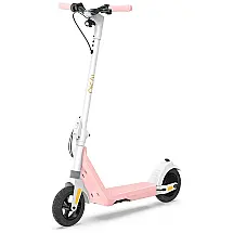 Patinete Elétrico para Adolescentes e Adultos, Peso Max 75kg e até 24km, OKAI ES50B, Branco e Rosa