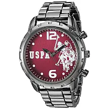 Relógio An Qartz Homem Maclino, escuro, escuro, U.S. POLO ASSN. USC80441, Cinza escuro
