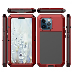 Capa para Iphone 13 Pro Max de Alta Resistencia, Marrkey, Vermelha