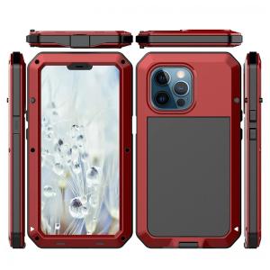 Capa para Iphone 13 Pro Max de Alta Resistencia, Marrkey, Vermelha