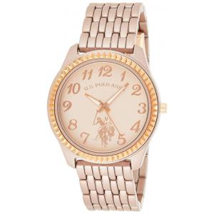 Relógio Feminino dede quartzo Rose Gold Toned, U.S., U.S. POLO ASSN. Sport, Dourado