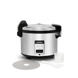 Panela de Arroz Elétrica 7,2 Litros em Aço Inoxidável com Modo Quente Automático e Tampa Interna Destacável, 110V, CUCKOO CR3032, Prata