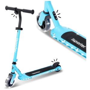 Patinete Elétrico para Crianças de 6 a 12 anos, Peso Max 50kg, SIMATE, AERO MOBILITY, Preto e Rosa