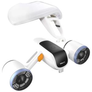 SUBLUE Scooter Subaquático com Montagem de Câmera de Ação Motor Dual 40M À Prova, 110v, WINDEK, Branco