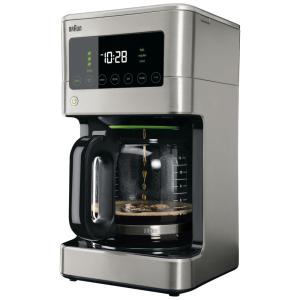 Cafeteira Elétrica Programável Brew Sense, escuro, BRAUN KF7370SI, Cinza escuro