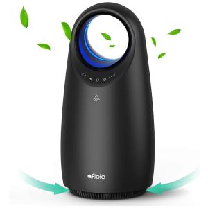 Afloia Purificador de Ar com Filtro HEPA H13, 3 Velocidades, até 49 m2, Preto