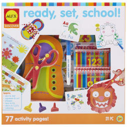 Discover Kit Caixa Divertido e Educativa com 211 Peças Para Crianças de 4 ou Mais, ALEX TOYS 1454, Vermelho