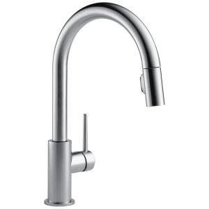 Torneira Cozinha com Pulverizador Pull Down em Níquel Escovado, Delta Faucet Trinsic 9159-AR-DST