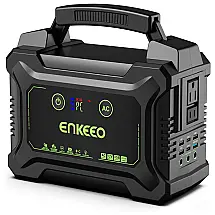 Estação de Energia Portátil ENKEEO 222W, 110V, 200W AC, USB, Lithium, LED