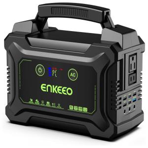 Estação de Energia Portátil ENKEEO 222W, 110V, 200W AC, USB, Lithium, LED